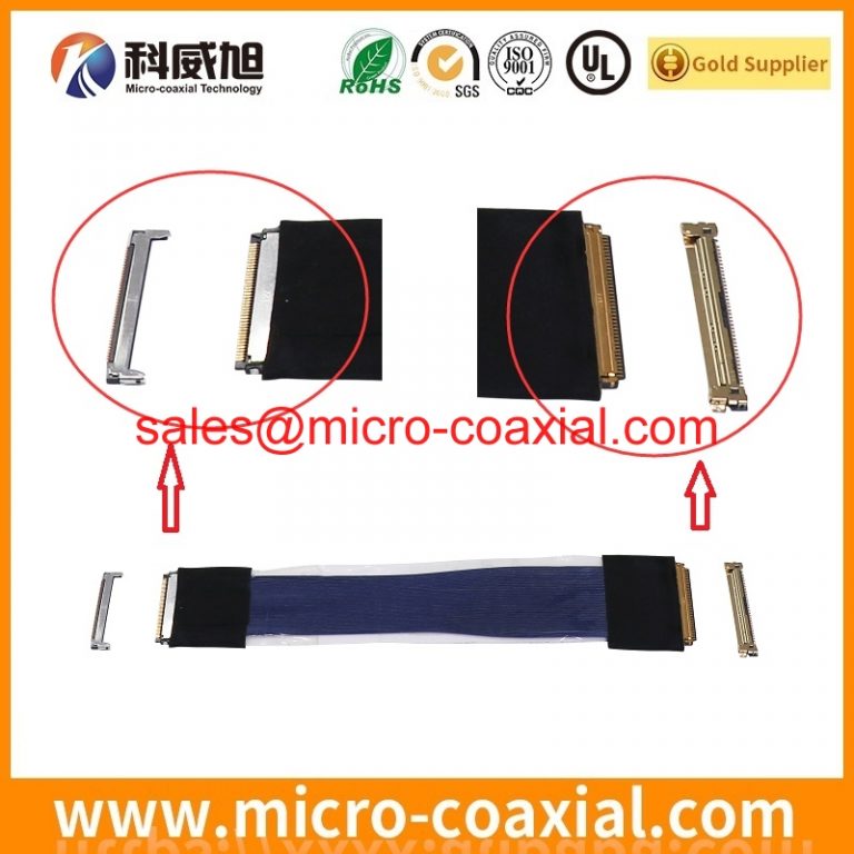 customized I-PEX 20330 fine pitch harness cable assembly FX16M2-51P-HC LVDS cable eDP cable Assembly provider