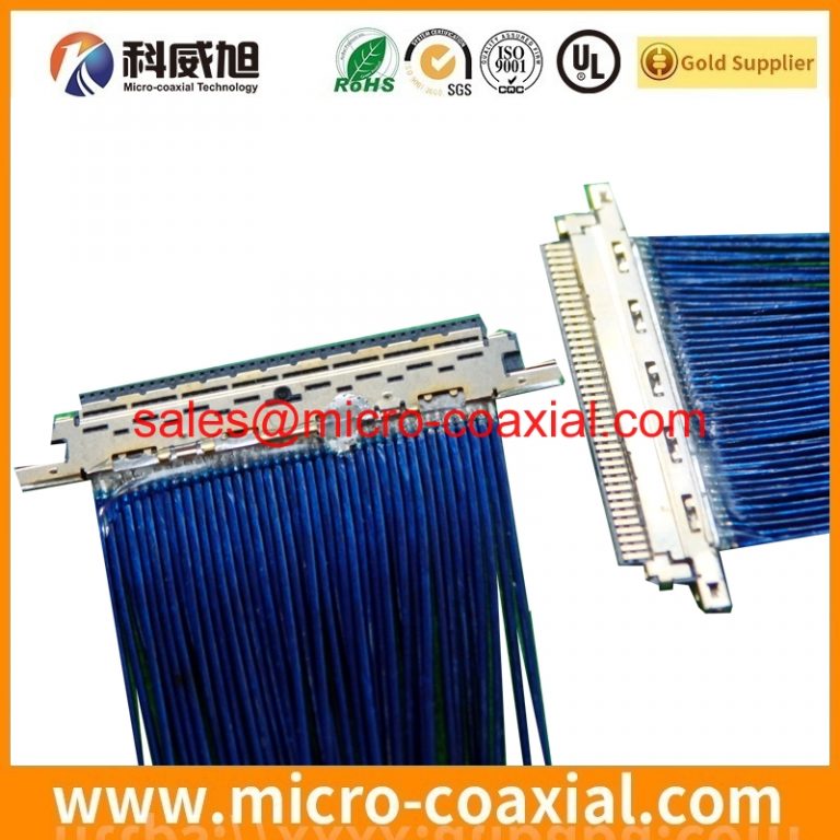 custom I-PEX CABLINE IV SGC cable assembly I-PEX 20496-050-40 LVDS eDP cable assemblies manufacturing plant