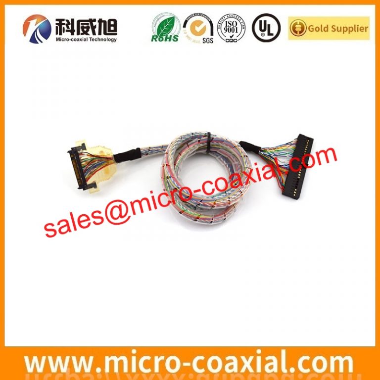 Built FI-RXE41S-HF-G-R1500 fine pitch cable assembly I-PEX 20152-020U-30F LVDS cable eDP cable Assemblies manufacturer
