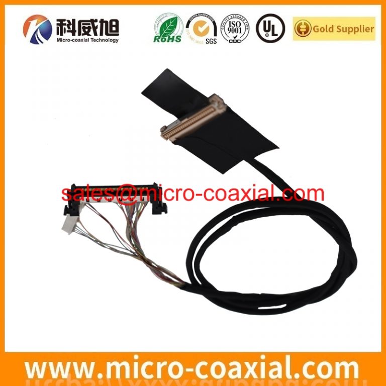 custom XSLS01-30-B thin coaxial cable assembly FISE20C00115098-RK eDP LVDS cable Assemblies Factory