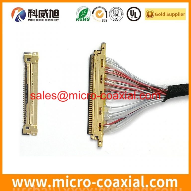 custom DF81D-30P-0.4SD(51) Micro Coax cable assembly I-PEX 20634-260T-02 LVDS eDP cable assembly supplier