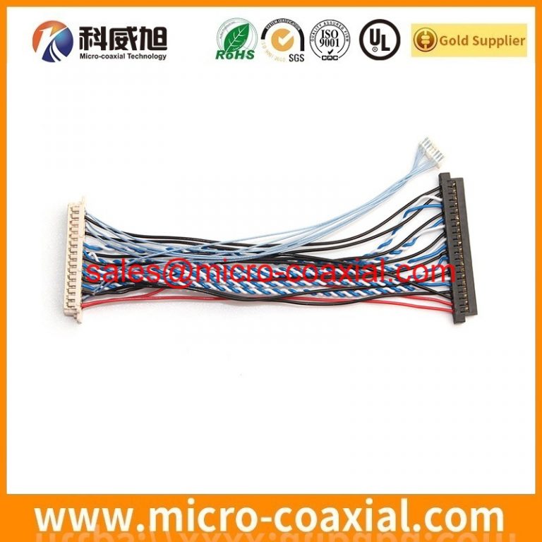 customized I-PEX 1978-0101S Micro Coax cable assembly I-PEX 20297-050T-00F eDP LVDS cable assemblies Provider