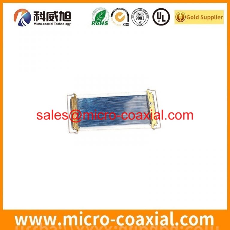 custom DF80-50P-SHL micro coax cable assembly I-PEX 20474-030E-12 LVDS cable eDP cable assemblies Manufactory