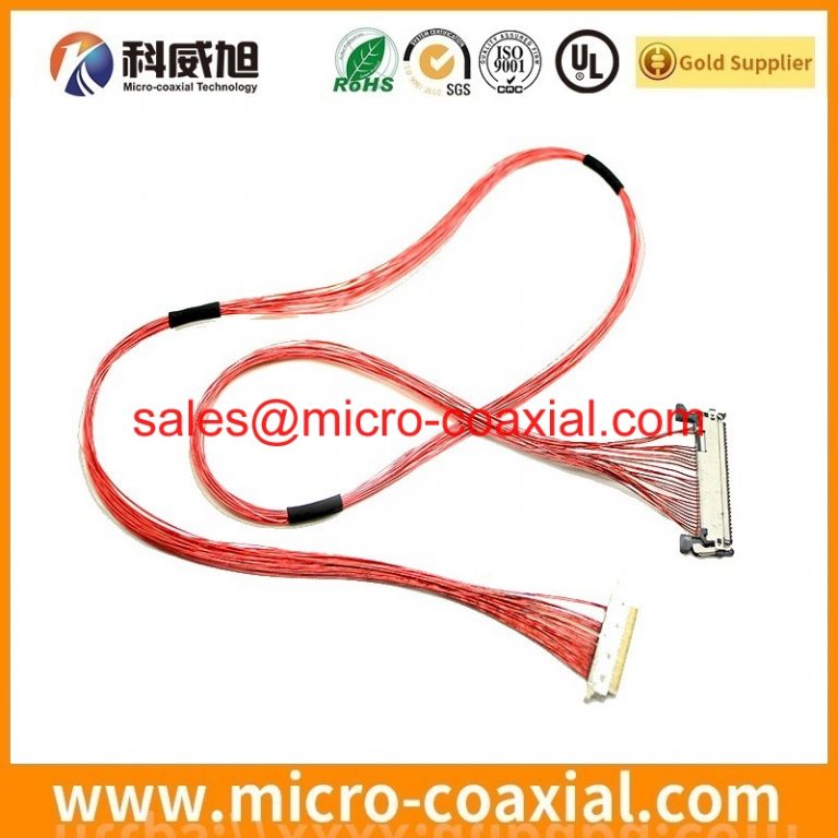 Custom I-PEX 2799-0341 micro-miniature coaxial cable assembly I-PEX 20326 LVDS eDP cable Assemblies manufacturing plant