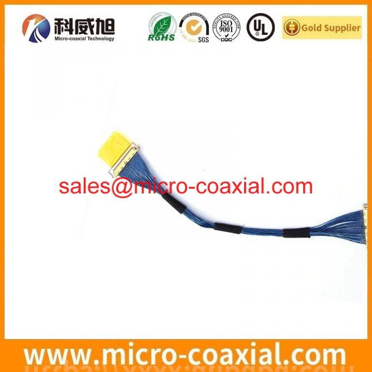 Built I-PEX 2047-0253 micro flex coaxial cable assembly FI-S8P-HFE eDP LVDS cable Assemblies manufacturer