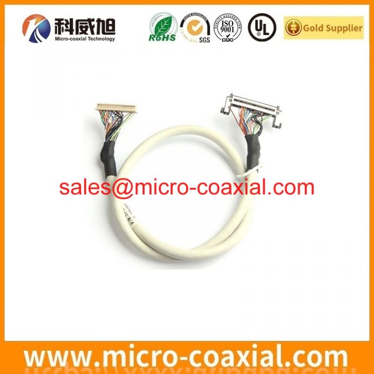 Manufactured JF08R0R041030UA thin coaxial cable assembly I-PEX 20845-040T-01-1 LVDS cable eDP cable Assembly Supplier