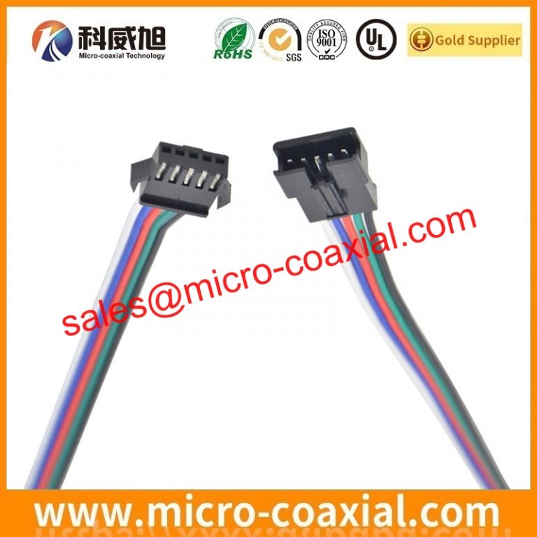 Custom FI-J40S-VF15N Fine Micro Coax cable assembly I-PEX 20321-032T-11 LVDS eDP cable Assemblies manufacturer