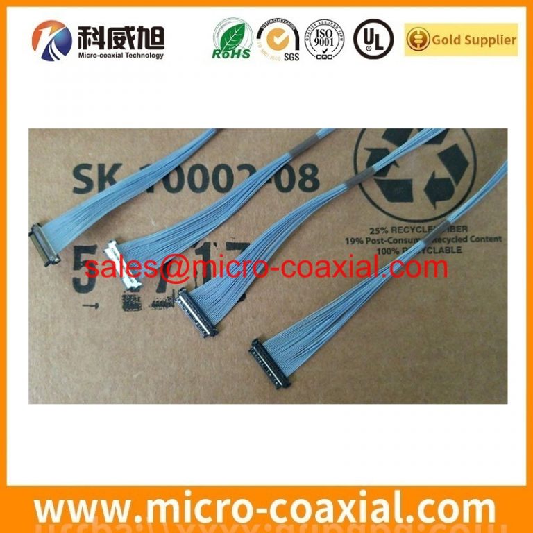 customized I-PEX 2182-035-03 fine micro coaxial cable assembly I-PEX 20453-330T-13 LVDS cable eDP cable Assembly Manufacturer