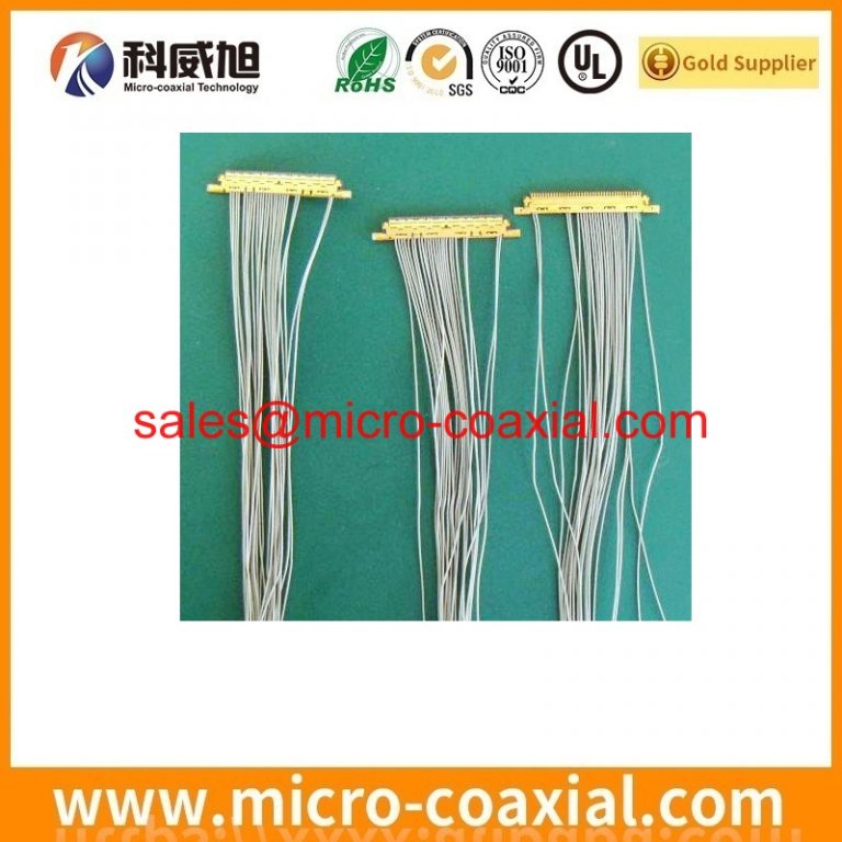 Manufactured FX15S-51P-GND(A) Micro-Coax cable assembly I-PEX 20248-410T-F LVDS eDP cable assembly Supplier