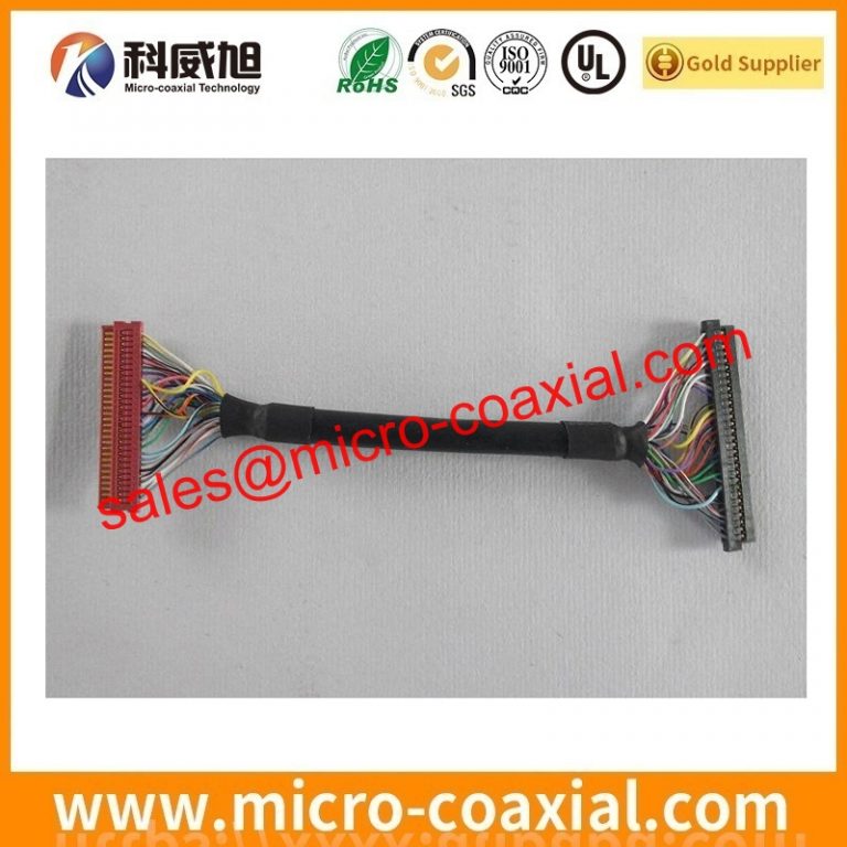custom I-PEX 20835 micro-coxial cable assembly XSLS20-40 eDP LVDS cable assemblies supplier