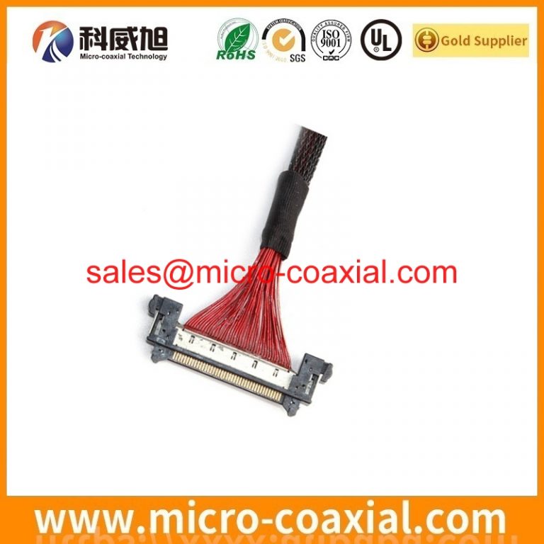 custom I-PEX 20682 micro-coxial cable assembly FI-RNC3-1B-1E-15000-T eDP LVDS cable assembly Factory