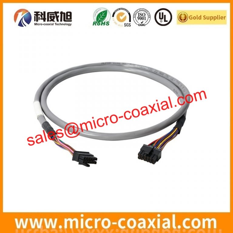 custom SSL01-10L3-0500 micro coax cable assembly I-PEX 20439-050E-01 eDP LVDS cable assemblies supplier