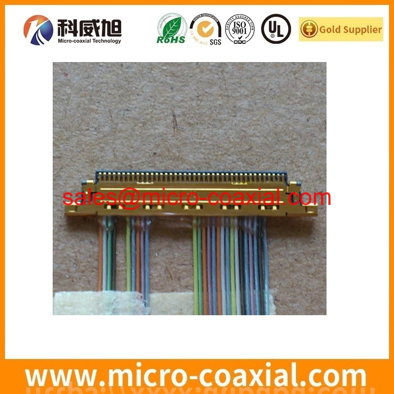 custom I PEX 20323 040E 12 Micro Coax cable I PEX 20533 040E TTL cable Assembly manufactory 4