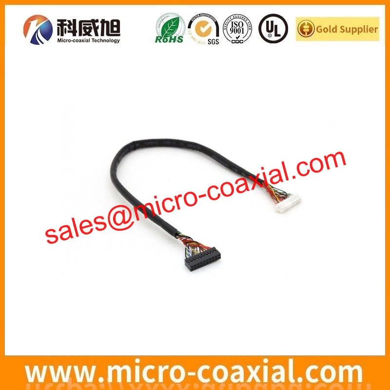 custom I PEX 20347 thin coaxial cable I PEX CABLINE CAL Mini LVDS cable Assemblies factory 1