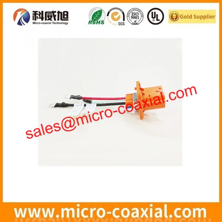 customized FISE20C00107799-RK Fine Micro Coax cable assembly SSL00-10S-0500 LVDS eDP cable assemblies manufactory