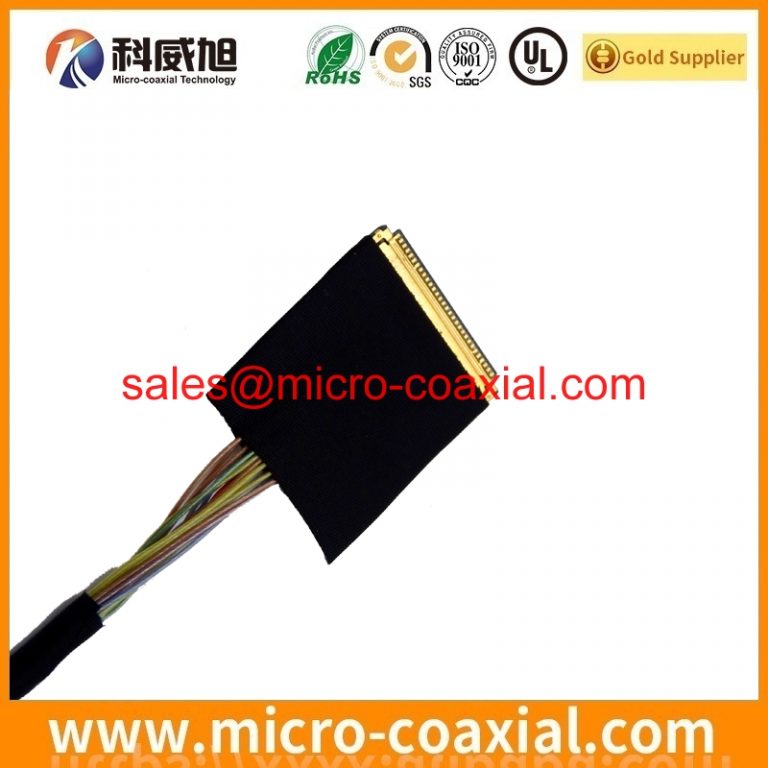 custom I-PEX 20322 micro coaxial cable assembly I-PEX 20143-050E-20F eDP LVDS cable Assemblies Factory