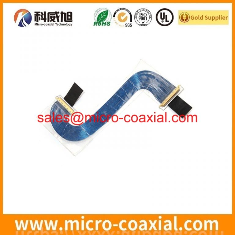 customized I-PEX 1653 micro flex coaxial cable assembly FI-S20P-HFE LVDS cable eDP cable assemblies provider