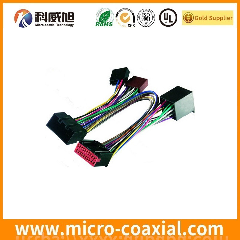 custom I PEX 20498 040E 41 Micro Coaxial cable I PEX 20419 030T Mini LVDS cable Assemblies factory 1
