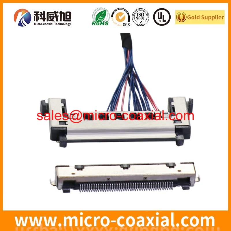 custom I-PEX 20833-040T-01 SGC cable I-PEX 20423-V21E V-by-One cable assembly supplier