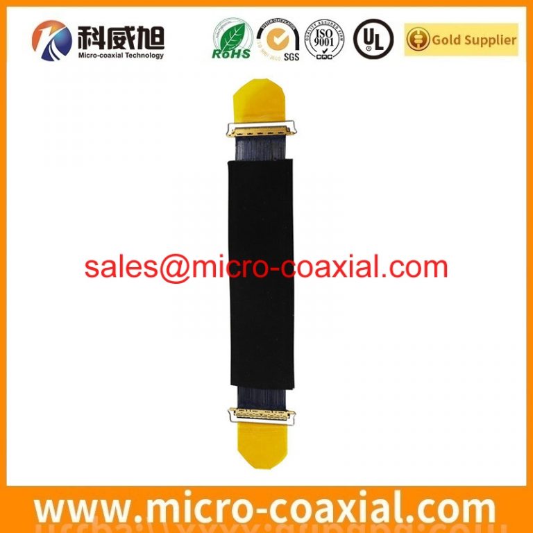 Custom 2023351-1 fine micro coax cable assembly I-PEX 20345-025T-32R eDP LVDS cable Assembly provider