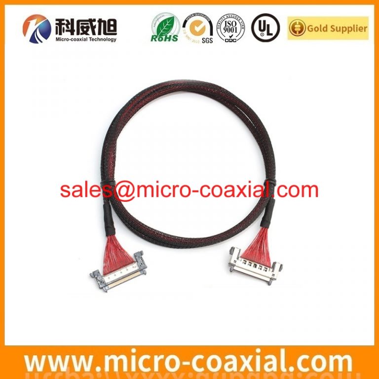 Custom FI-W41S MCX cable assembly XSLS01-40-A LVDS eDP cable assembly Vendor