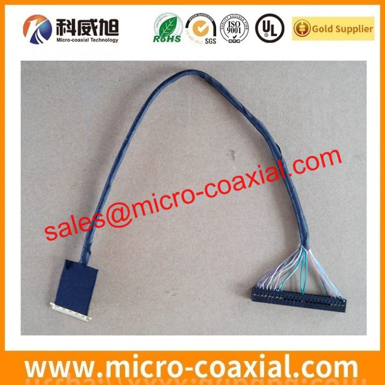 custom I-PEX 20532-040T-02 micro flex coaxial cable assembly SSL01-10L3-0500 eDP LVDS cable Assemblies vendor
