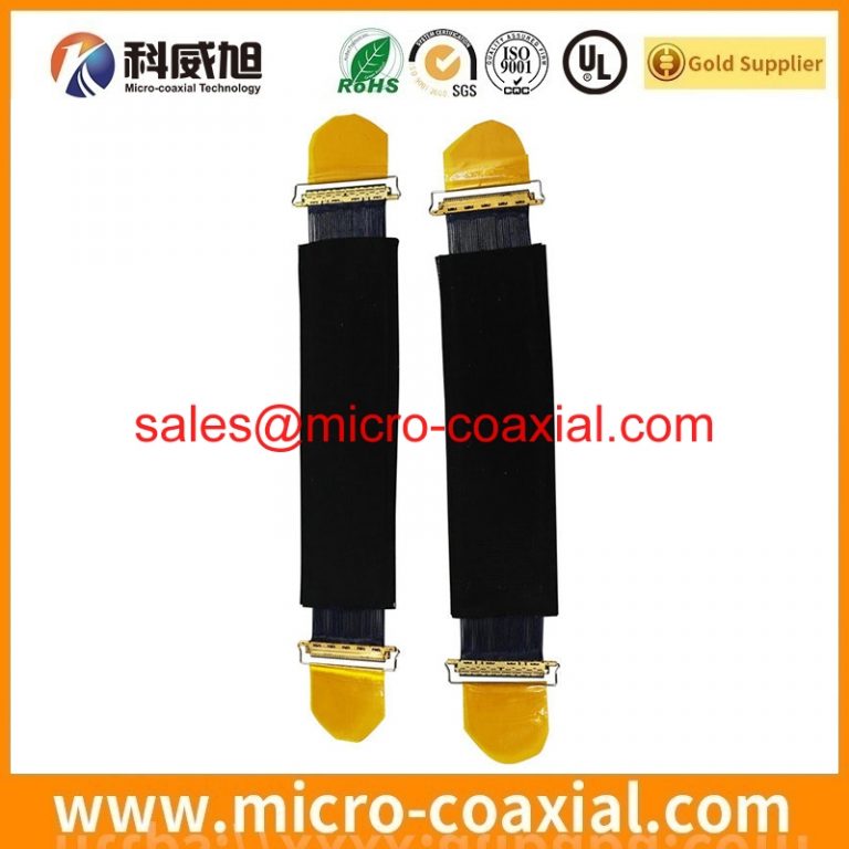 Custom I-PEX CABLINE-TL fine-wire coaxial cable assembly I-PEX 2764-0121-003 LVDS cable eDP cable assembly manufacturing plant