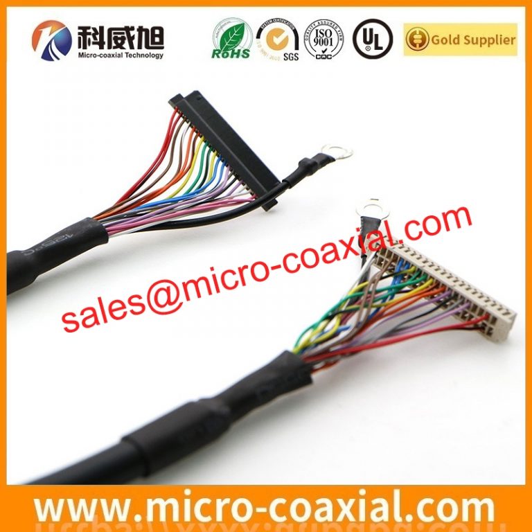 customized I-PEX 20634-212T-02 Micro Coax cable assembly I-PEX 20409-Y44T-01 eDP LVDS cable assemblies provider