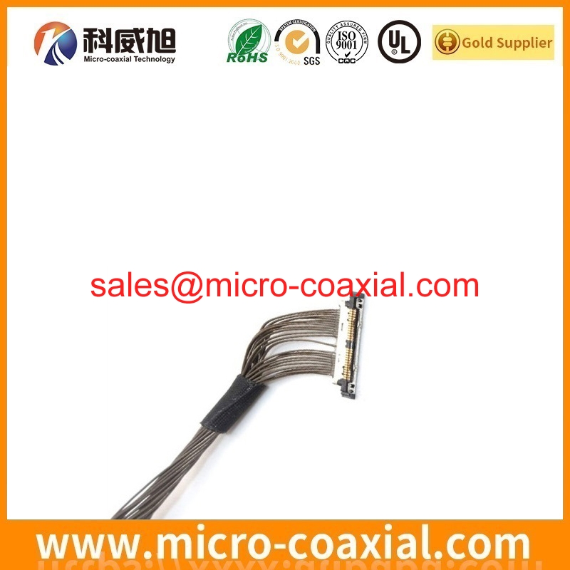 custom LTM240CT01 TTL cable High Reliability LVDS eDP cable assembly