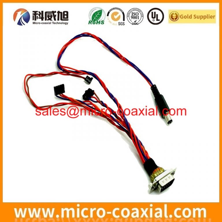 Custom I-PEX 3398 MCX cable assembly I-PEX 2496-050 LVDS eDP cable Assembly manufacturing plant