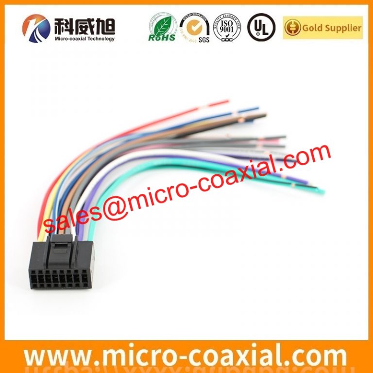 custom JF08R0R041010UC MCX cable assembly I-PEX 20336 eDP LVDS cable Assemblies vendor