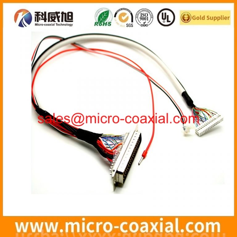 Built FX16F-21P-HC fine-wire coaxial cable assembly I-PEX 1765-410B-B LVDS eDP cable assemblies Supplier