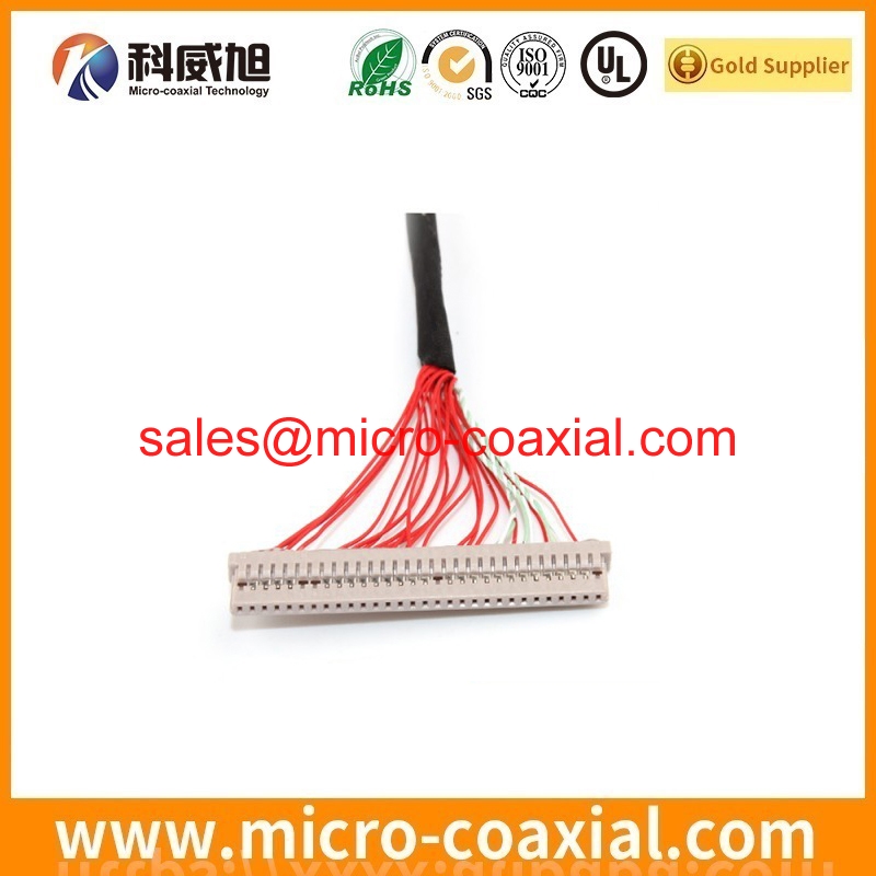 customized I-PEX 20143-020E-20F Micro-Coax cable I-PEX 20455-030E-99 Mini LVDS cable assembly Manufacturing plant