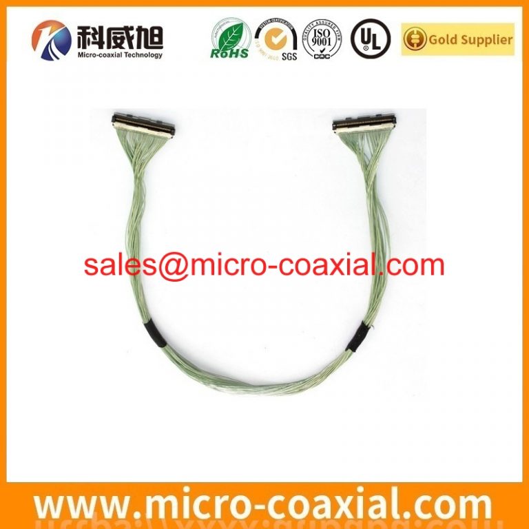 customized I-PEX 20268-020E-03F Micro Coax cable assembly I-PEX 20680-050T-02 LVDS eDP cable Assemblies Manufactory