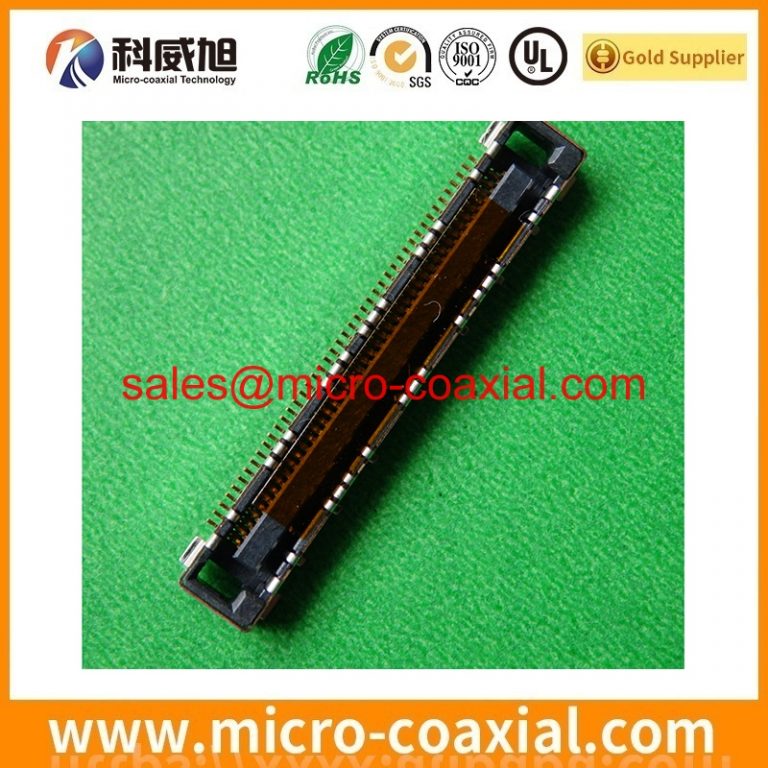 Custom JF08R041-CN Micro Coax cable assembly DF36A-50P-SHL LVDS eDP cable Assemblies Provider