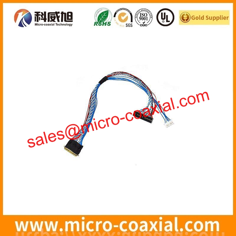 customized I PEX 20268 014E 02H micro miniature coaxial cable I PEX 20386 LVDS cable assemblies Supplier 1