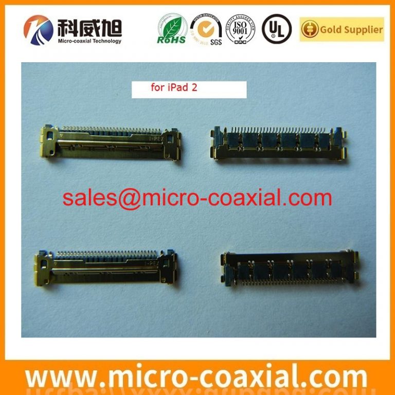 custom I-PEX 2766-0301 fine micro coaxial cable assembly I-PEX 2618-0301 LVDS cable eDP cable assemblies factory