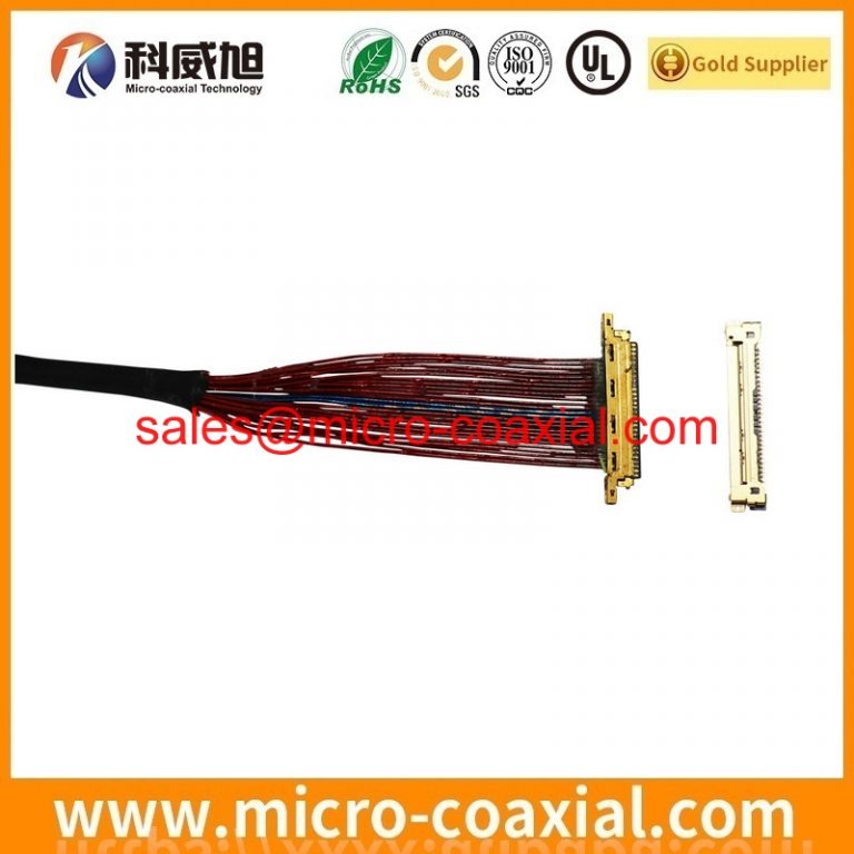 customized I-PEX 20325-010T-02S micro flex coaxial cable assembly SSL00-10S-1000 eDP LVDS cable assembly Supplier