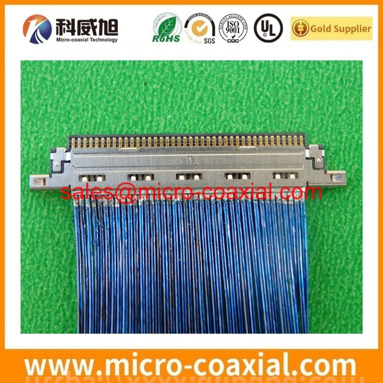 Built I-PEX 3398 fine micro coax cable assembly I-PEX 20633-340T-01S LVDS eDP cable Assemblies Manufactory