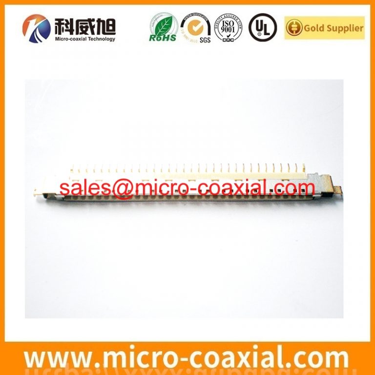 Custom I-PEX 20345-015T-32R thin coaxial cable assembly FI-SEB20P-HF10E eDP LVDS cable Assembly Provider