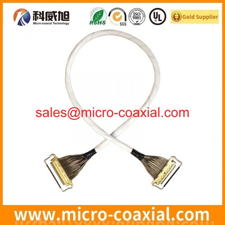 custom FI-S4P-HFE-E1500 thin coaxial cable assembly LVC-C30SFYG eDP LVDS cable Assemblies Provider