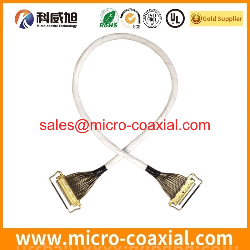 customized I-PEX 20835-040E-01-1 micro-coxial cable I-PEX 20152-020U-20F LVDS cable Assembly Provider