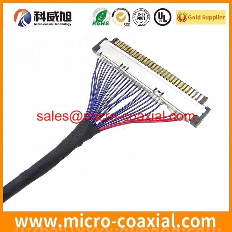 customized DF36C-15P-0.4SD micro-miniature coaxial cable assembly I-PEX 3298 LVDS cable eDP cable Assembly supplier