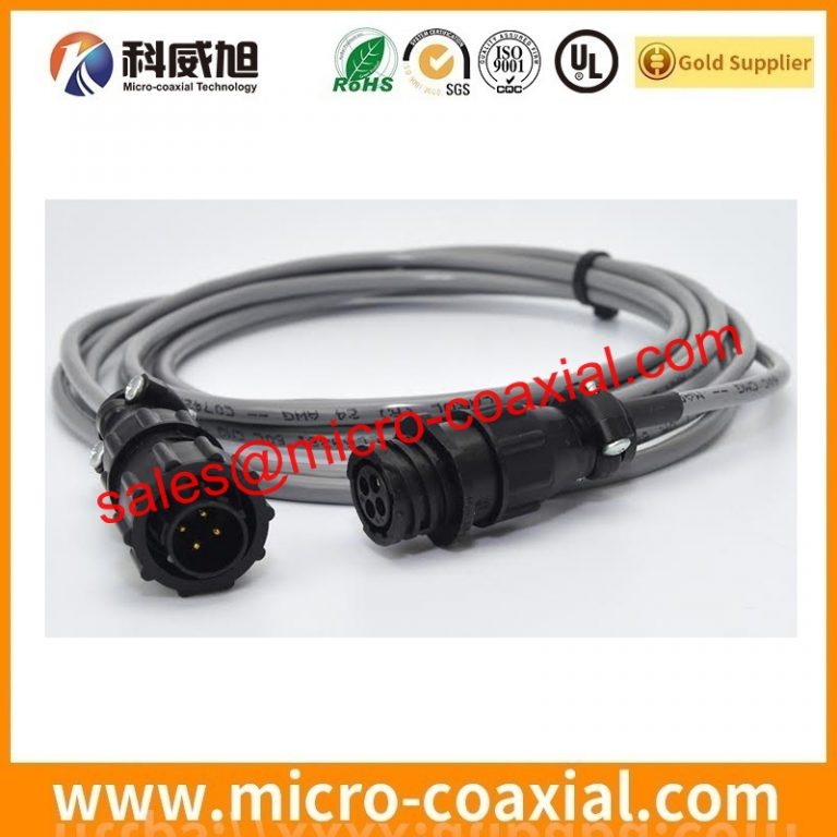custom DF81-40P-SHL fine micro coaxial cable assembly I-PEX 20634-120T-02 LVDS cable eDP cable assemblies Vendor