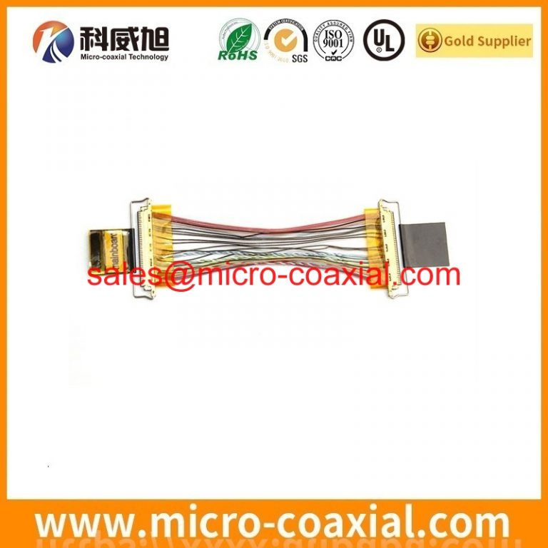 Built I-PEX 2047-0203 fine micro coaxial cable assembly DF81-50S-0.4H(52) eDP LVDS cable Assemblies Vendor