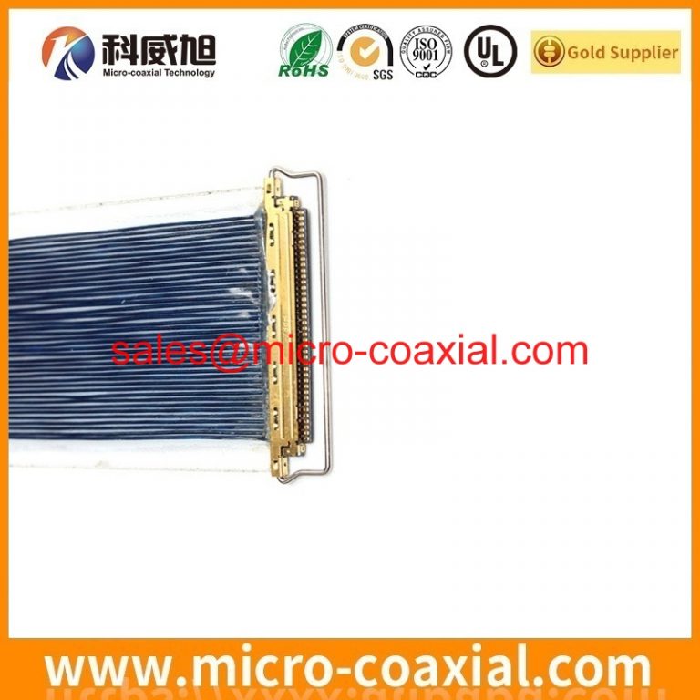 Custom I-PEX 20346-025T-11 ultra fine cable assembly I-PEX 20728-030T-01 LVDS eDP cable Assemblies vendor