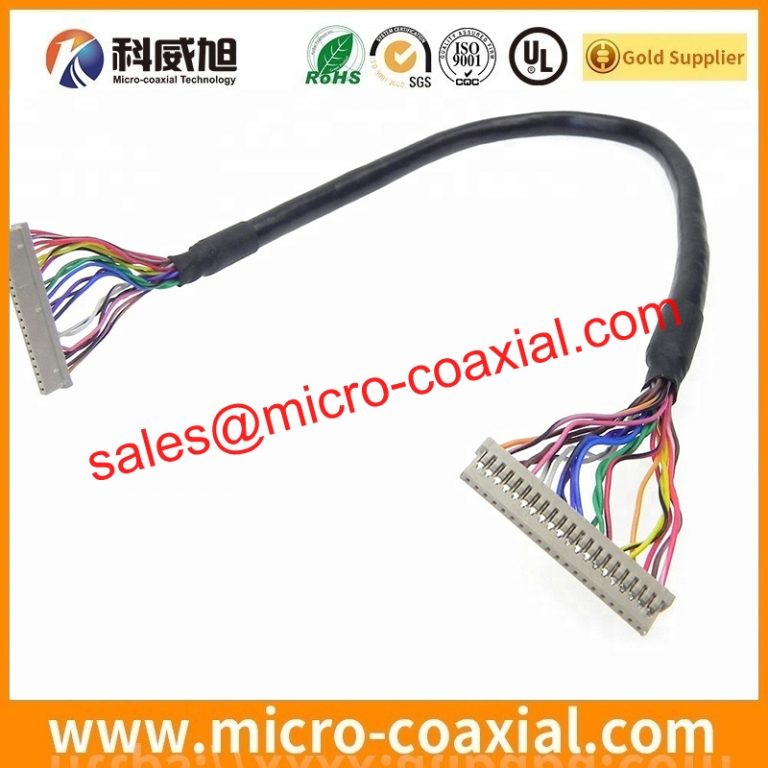 customized I-PEX 2764-0501-003 SGC cable assembly DF36AJ-40S-0.4V(51) LVDS eDP cable assemblies manufacturing plant