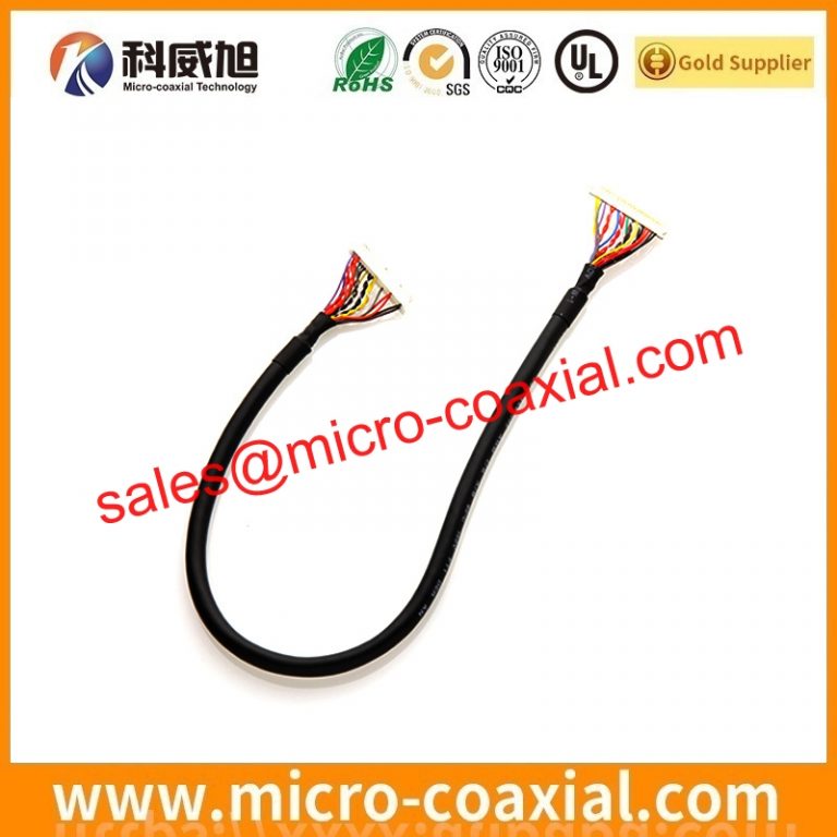 customized I-PEX 20680 micro flex coaxial cable assembly I-PEX 20346-015T-11 LVDS eDP cable Assembly Provider