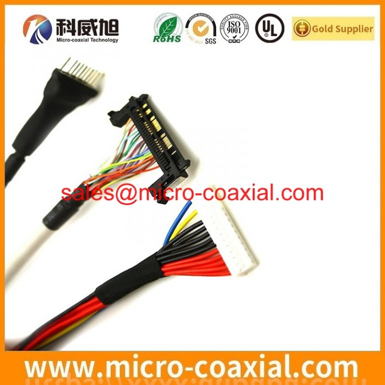 Custom I-PEX CABLINE-TL fine-wire coaxial cable assembly FI-W19S LVDS cable eDP cable Assembly vendor