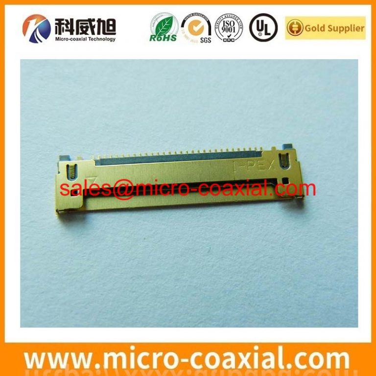 custom LVDS cable assembly manufacturer I-PEX 20143-020F-20F LVDS cable I-PEX 20525-060E-02 LVDS cable thin coaxial LVDS cable